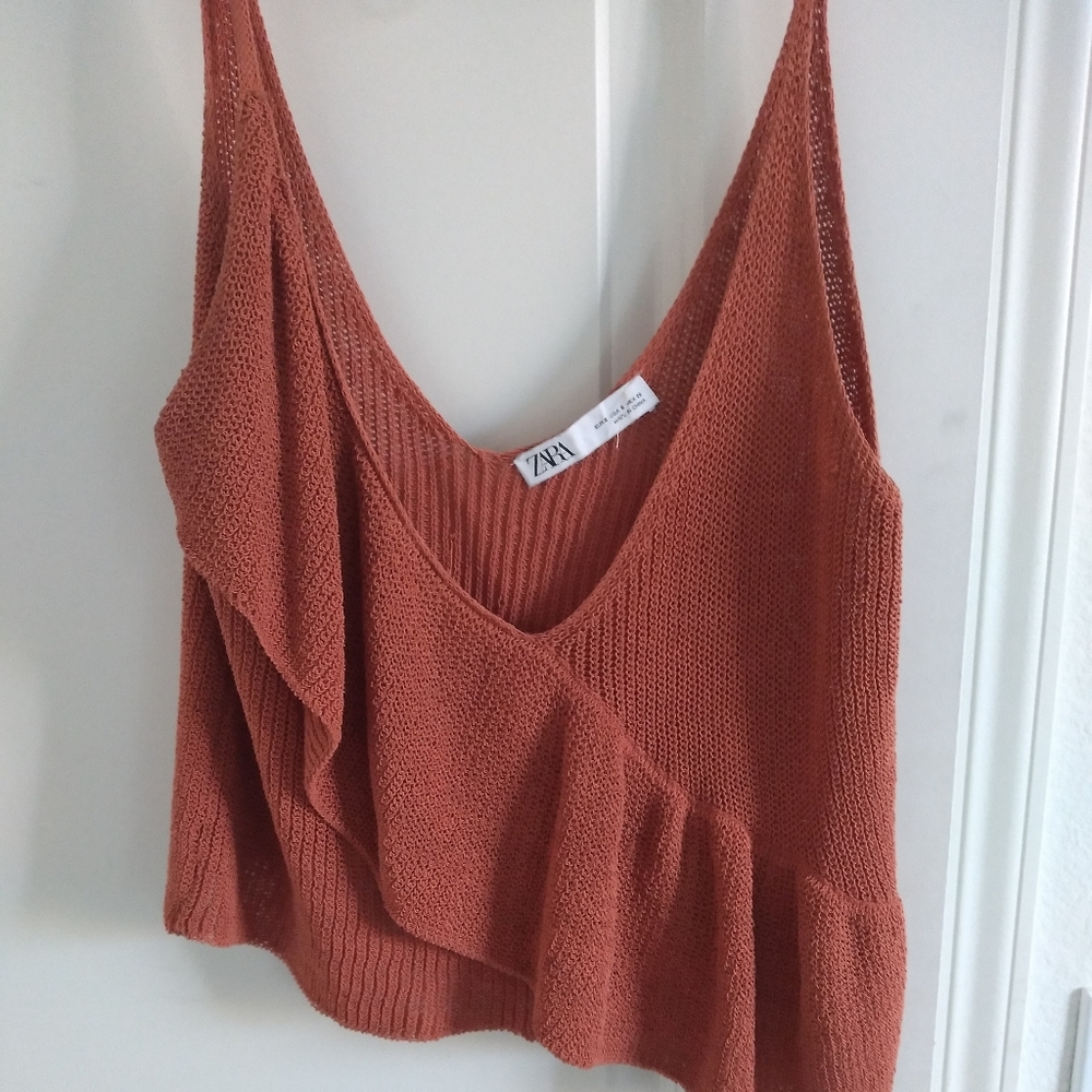 Knit tank top